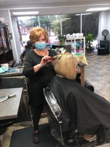 Tommie Shelts, owner of Tomarie's Hair Fashions